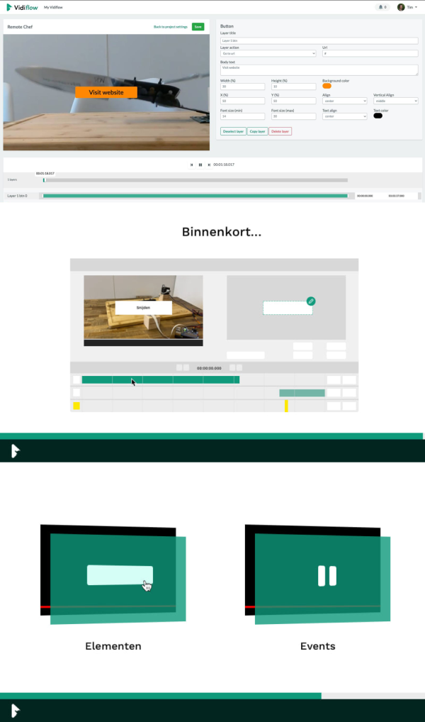 Interactieve video editor